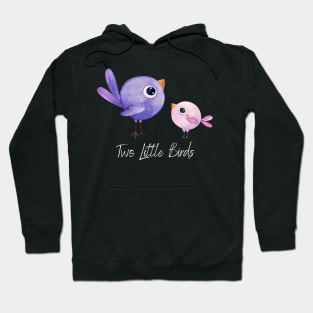 Two Little Birds Cute Design Hoodie